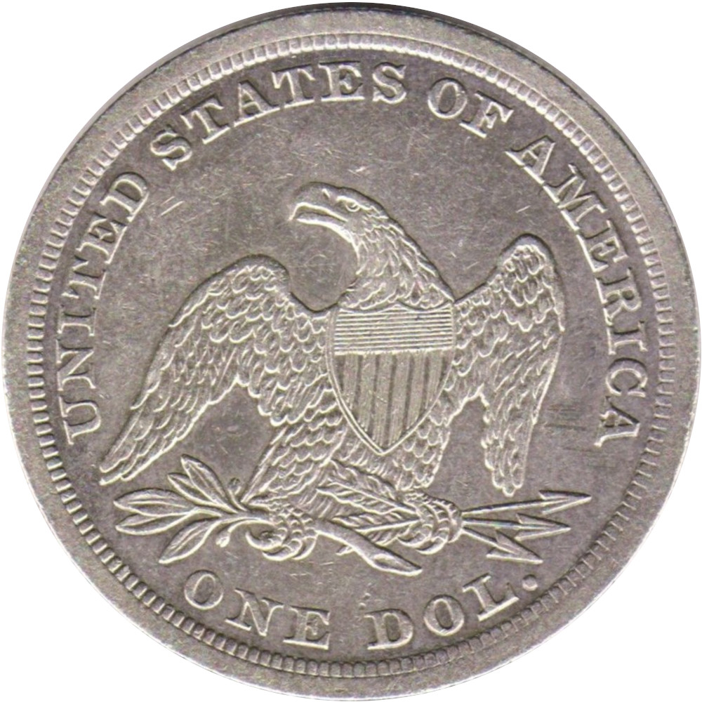 1840-$1-Liberty-Seated-Dollar-#2